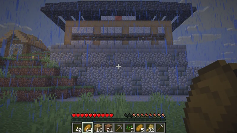 マイクラ和風建築に挑戦！村を見下ろす5重の城｜おじクラシーズン3 #16