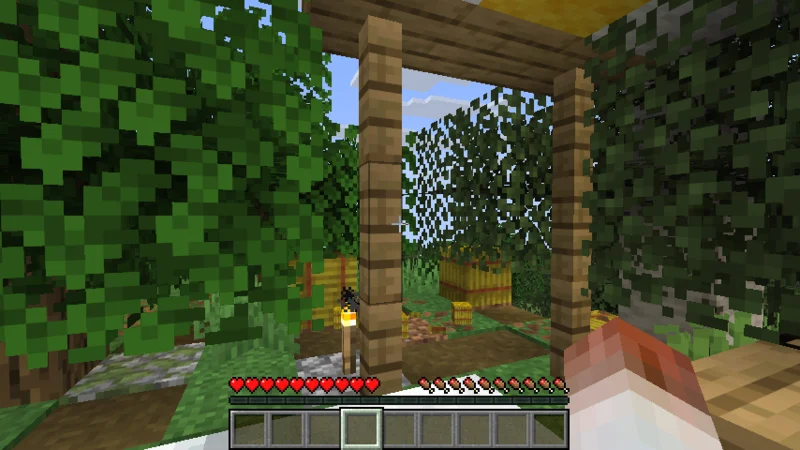 マイクラの村でパン作り！初めて村人さんに会えました｜おじクラシーズン3 #6