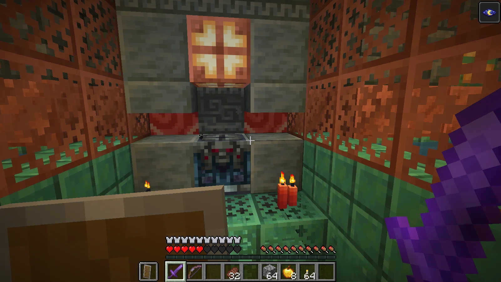 Looking at the sealed Ominous Vault without an Ominous Trial Key