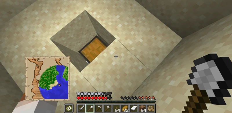 A buried treasure chest uncovered beneath the sand