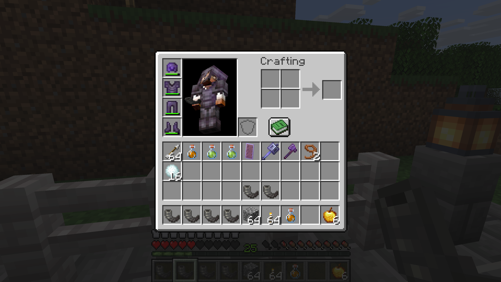 The four regular goat horn variants arranged in the inventory The four regular goat horn variants arranged in the inventory