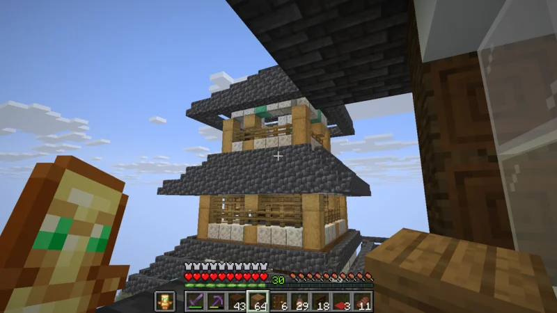 The fifth floor of the castle keep before the veranda is added The fifth floor of the castle keep before the veranda is added