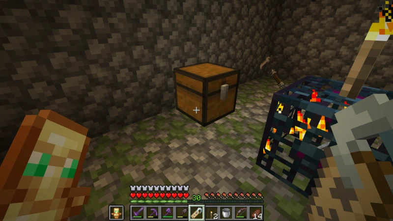 The suited man holding a name tag in the dungeon The suited man holding a name tag in the dungeon