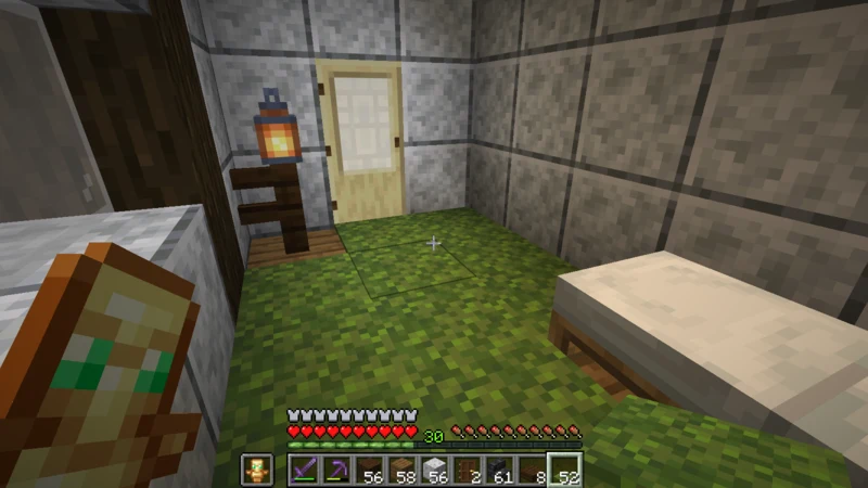 A second-floor guest room with tatami-style flooring A second-floor guest room with tatami-style flooring