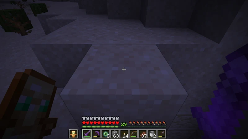 The spot in the desert where the descent underground begins