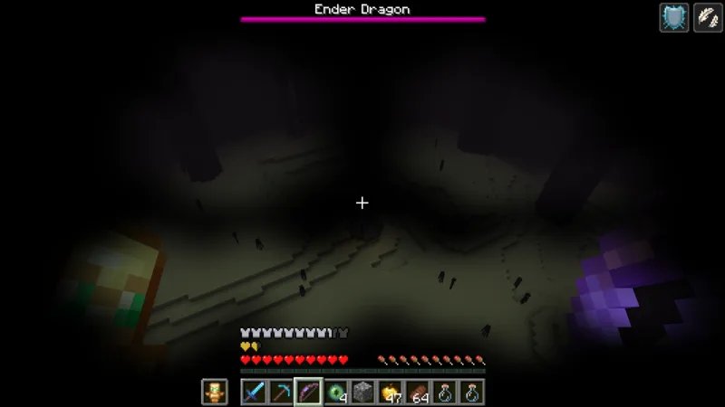 The island in the End after all End Crystals have been destroyed The island in the End after all End Crystals have been destroyed