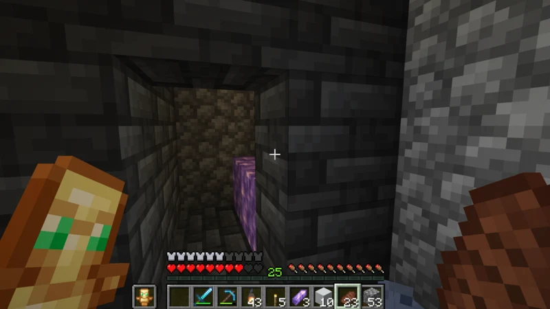 The amethyst display room in the northwest corner The amethyst display room in the northwest corner
