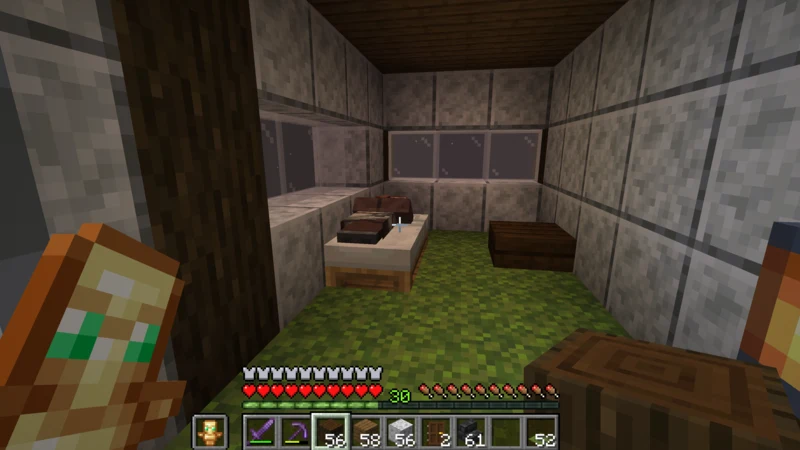 Fumi sleeping on a futon in an inn guest room Fumi sleeping on a futon in an inn guest room